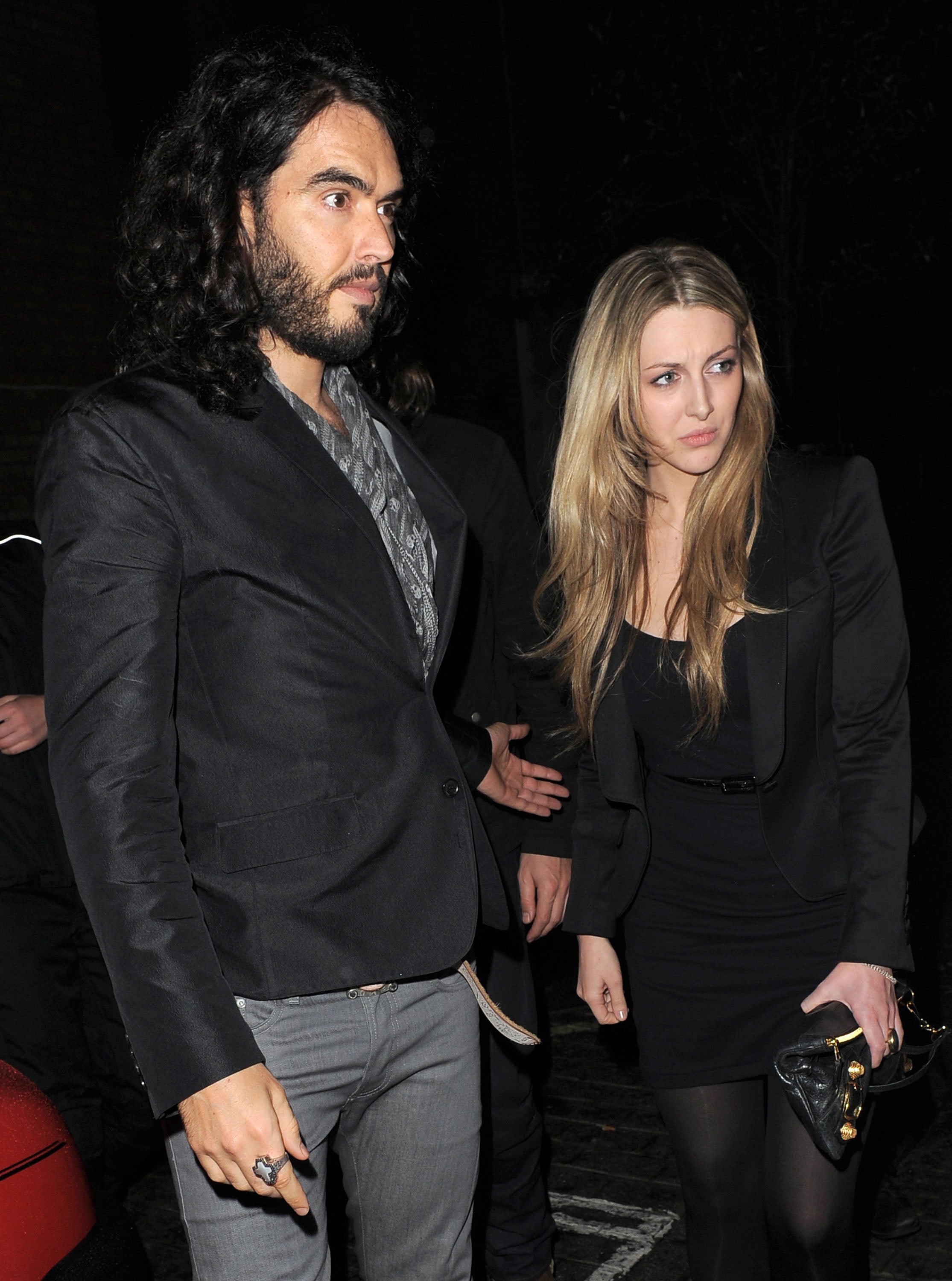 Russell Brand expecting second child with wife Laura Gallacher