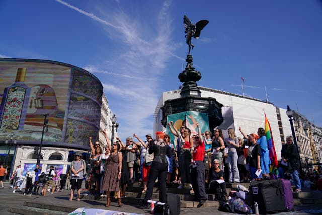 Britain Amini Anniversary Protest