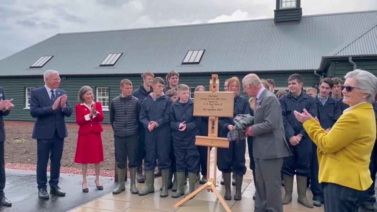King Charles opens rural skills centre at stately home he helped save