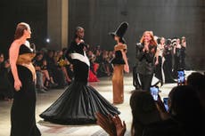 From Harris Reed’s tuxedo-gown hybrids to Roksanda’s calash bonnets: London Fashion Week has never looked so weird