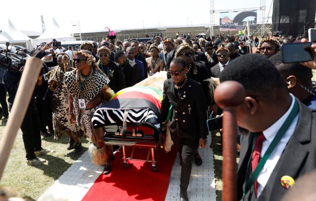 South Africa Buthelezi Burial