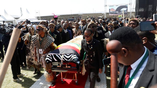 South Africa Buthelezi Burial