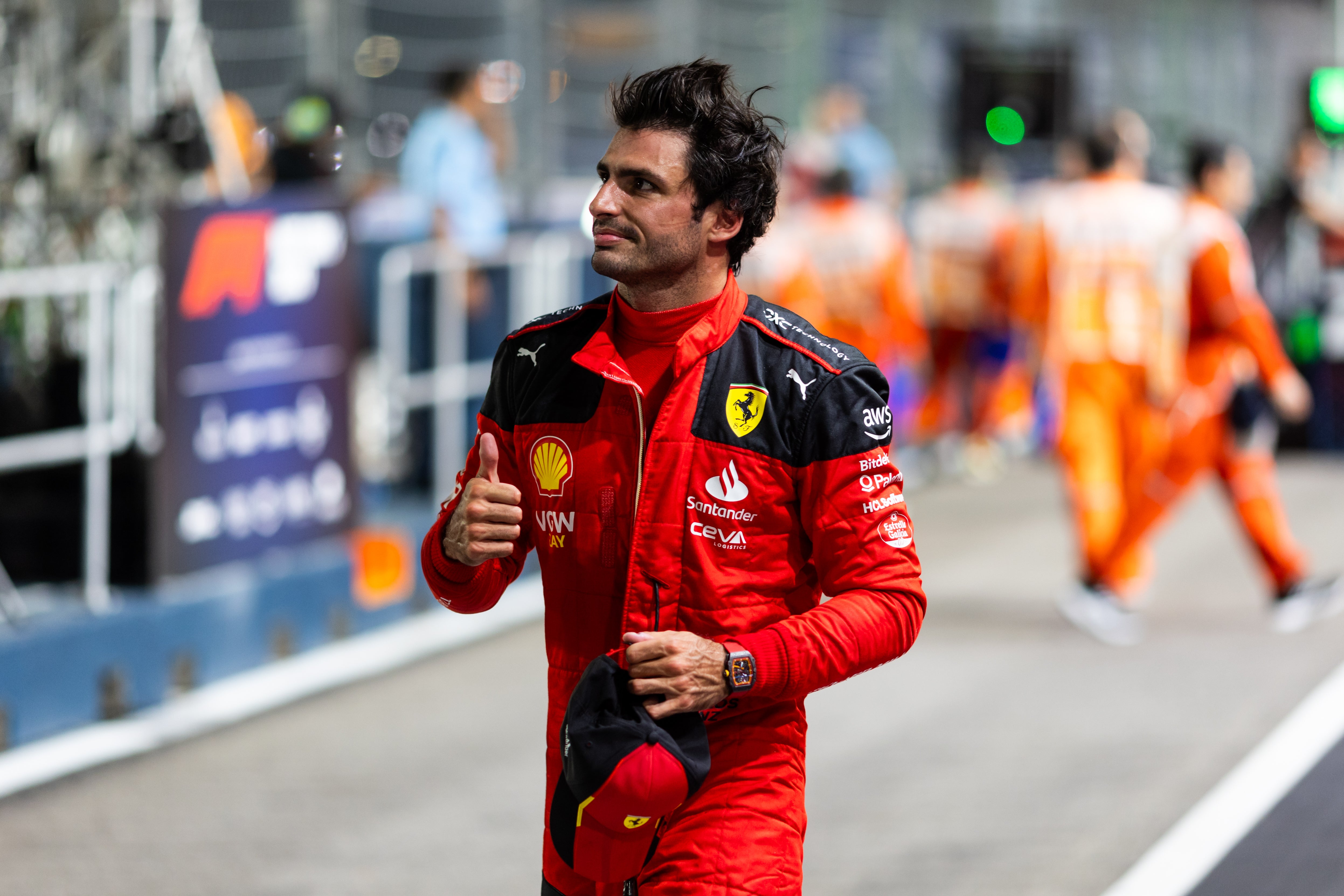 Carlos Sainz has been linked with a move to Audi for 2026