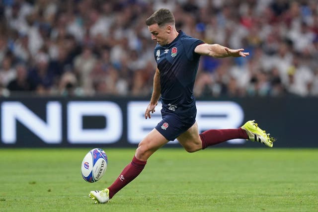 George Ford kicked three drop-goals during England’s win over Argentina (Mike Egerton/PA)