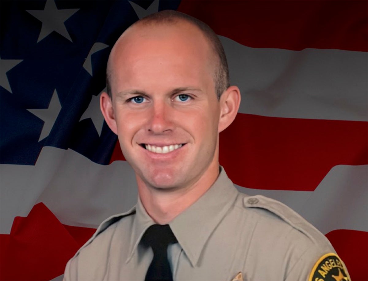 Person detained in ‘ambush’ killing of LA sheriff’s deputy