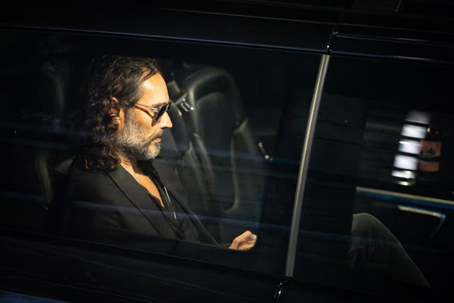 Russell Brand has denied the allegations (James Manning/PA)