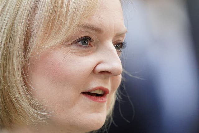 Liz Truss will use a speech on Monday to set out her economic vision (James Manning/PA)