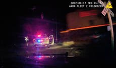 Colorado police officer avoids jail for leaving handcuffed woman in car hit by train