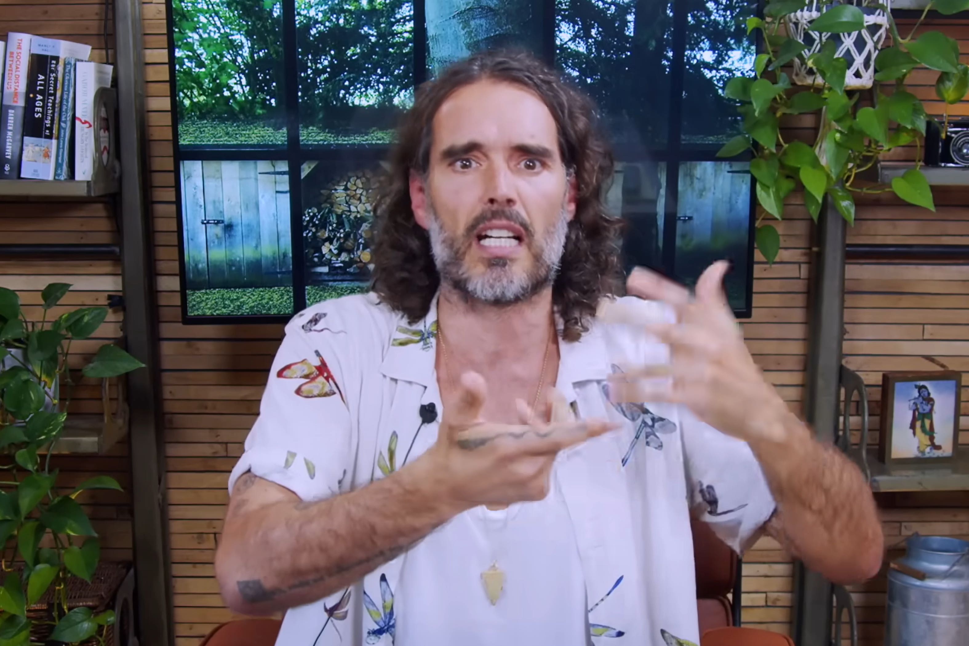Russell Brand in a YouTube video