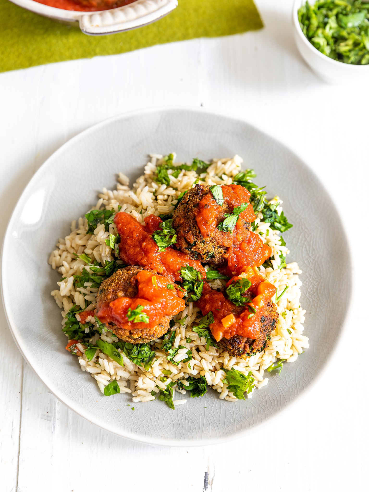 Looking to cut down on red meat? These meat-free meatballs are the perfect substitute