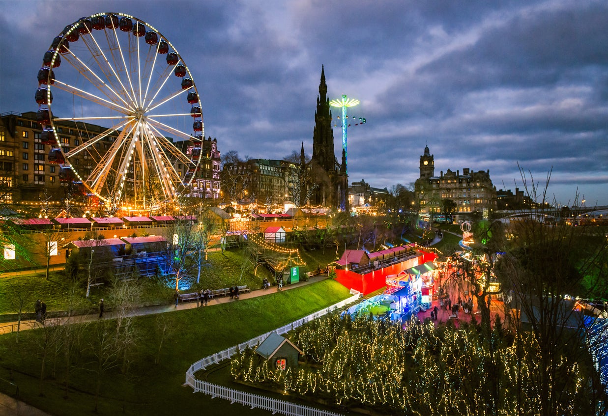 Hogmanay celebrations happen just after Christmas in Edinburgh