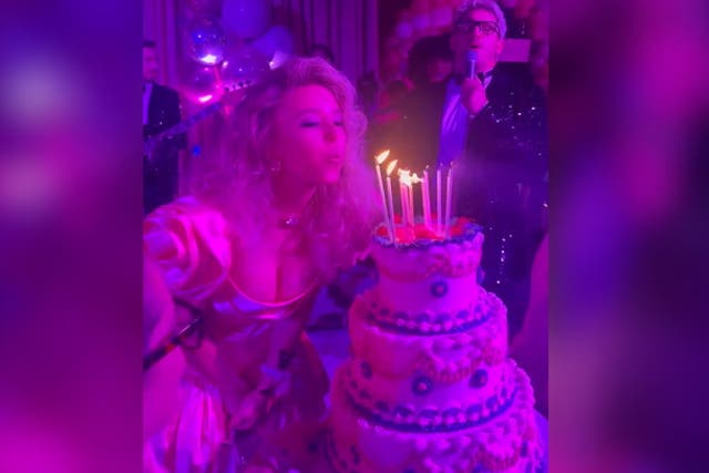 <p>Sydney Sweeney celebrates her birthday with 80s prom-themed party.</p>