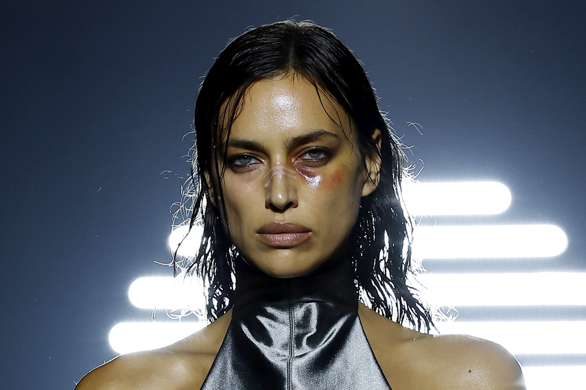 A fake black eye and a ‘cut lip’ on the runway – when did domestic ...