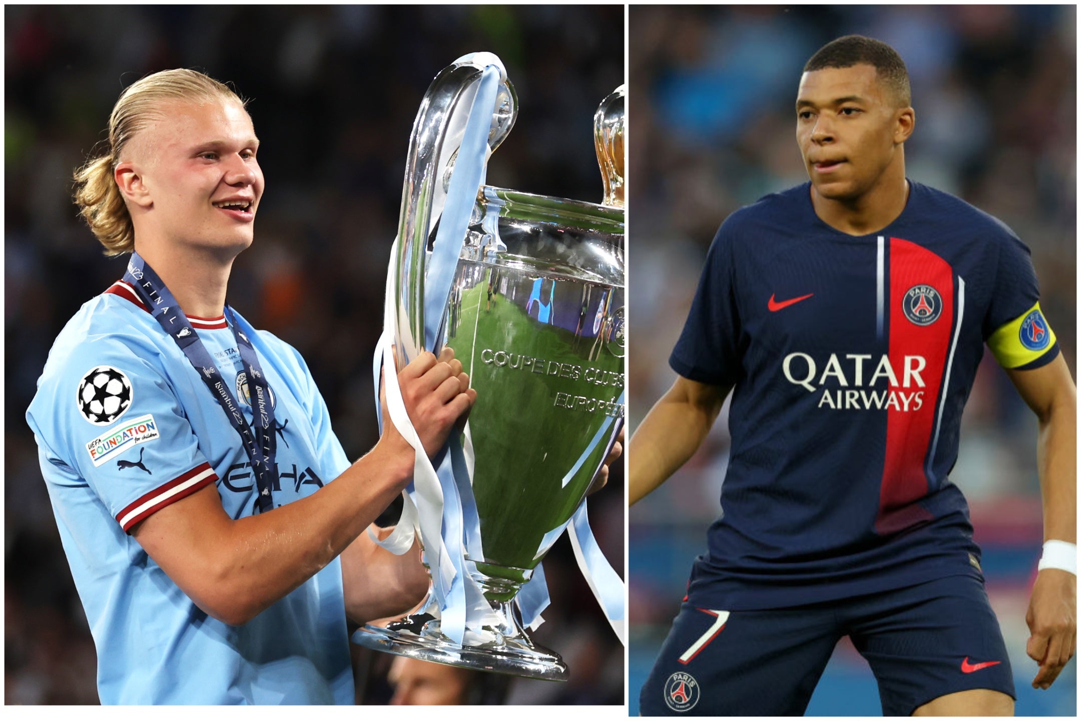 Haaland and Mbappe are the new stars of the Champions League