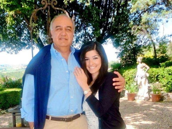 British-Iranian Morad Tahbaz and his daughter Roxanne