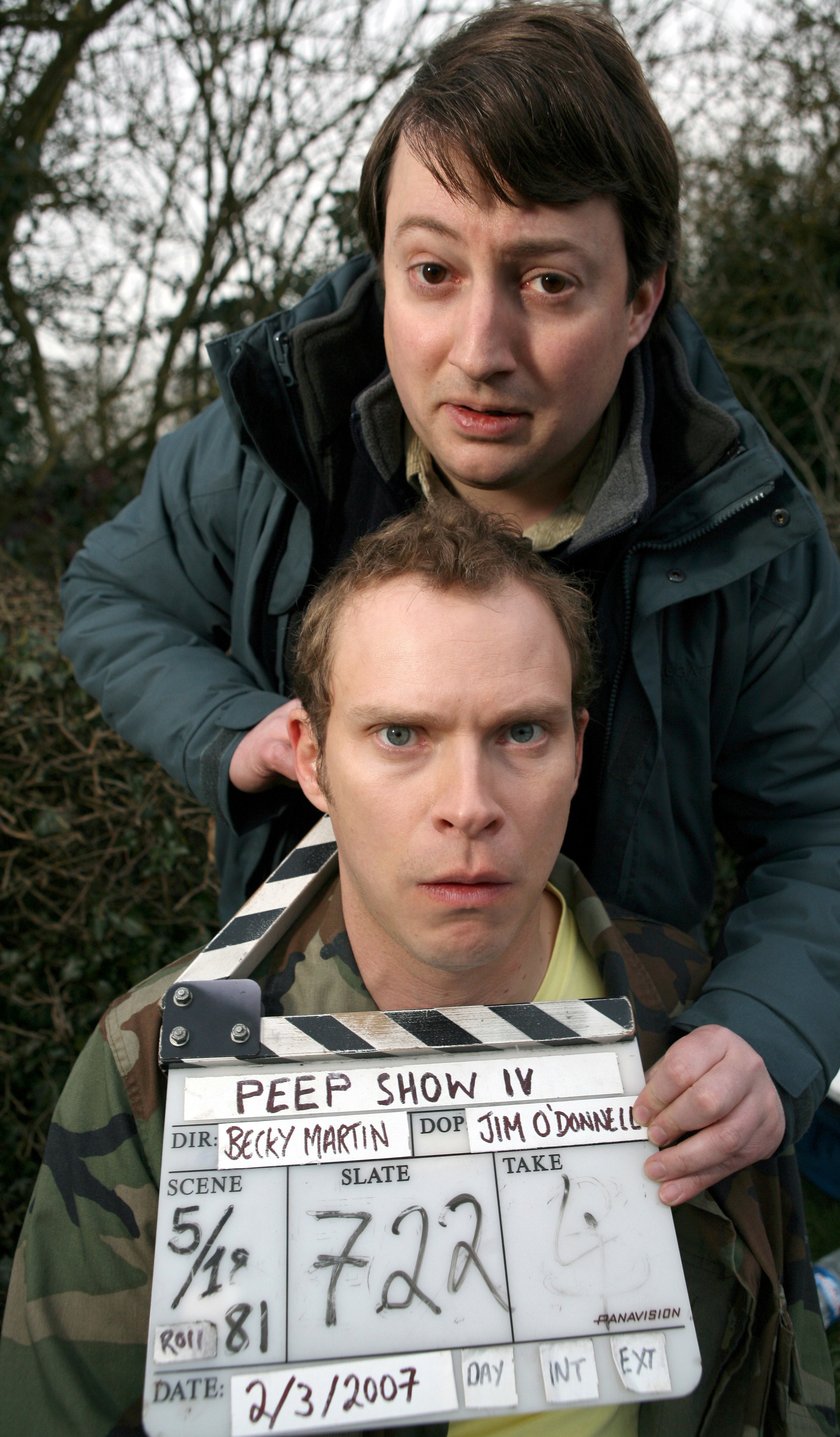 Mismatched flatmates Mark and Jez played by Mitchell and Webb in 2007