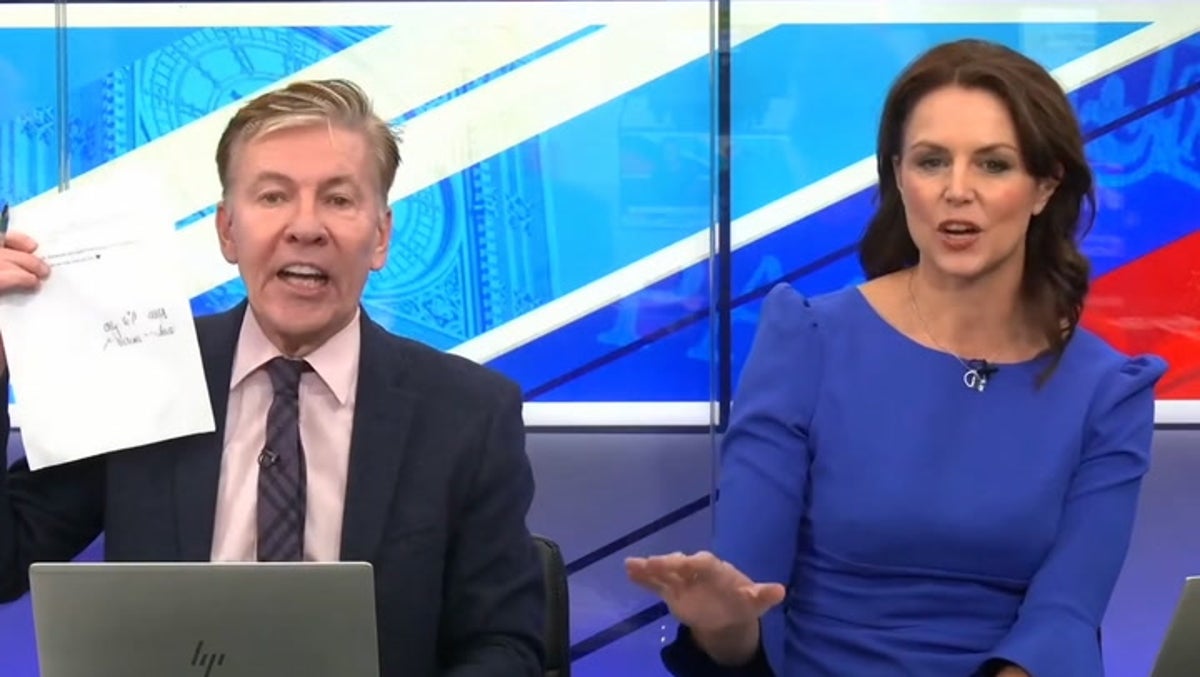 GB News presenters angrily clash after Beverley Turner calls Russell Brand a ‘hero’ 