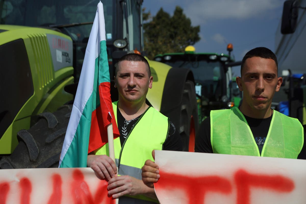 Farmers across Bulgaria protest against Ukrainian grain as EU divide grows