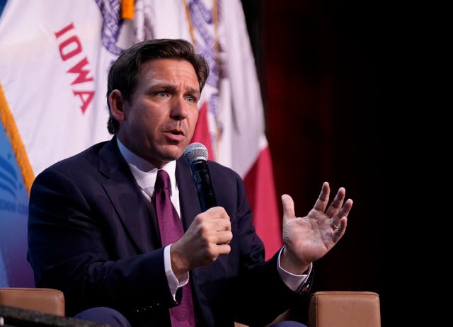 <p>Florida Gov Ron DeSantis </p>