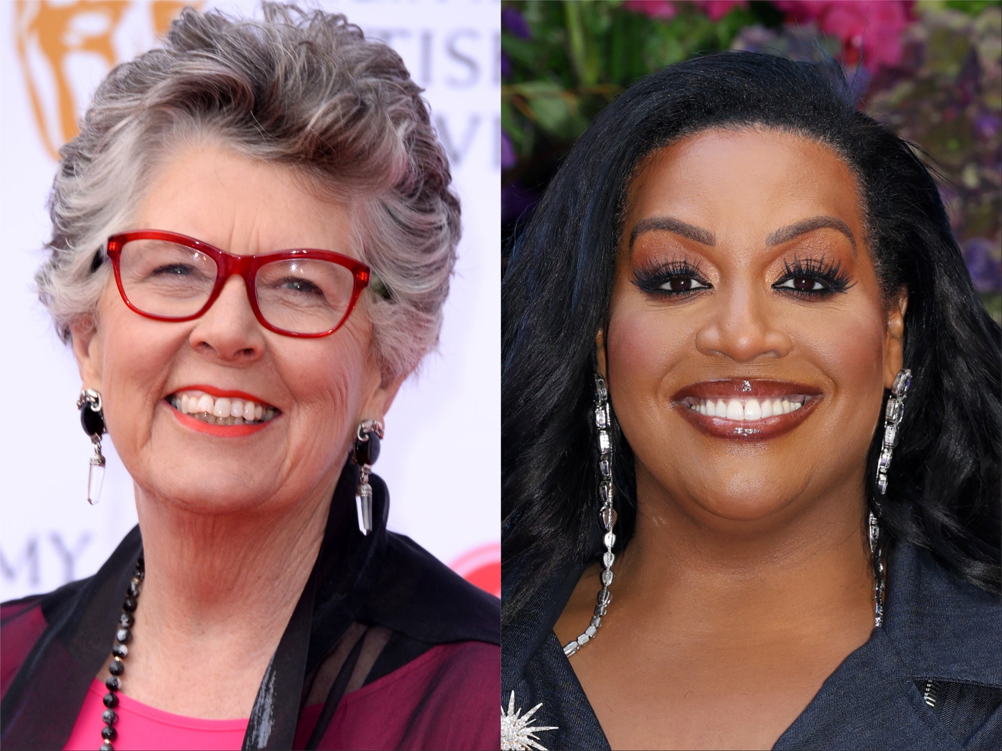 Prue Leith (left) and Alison Hammond