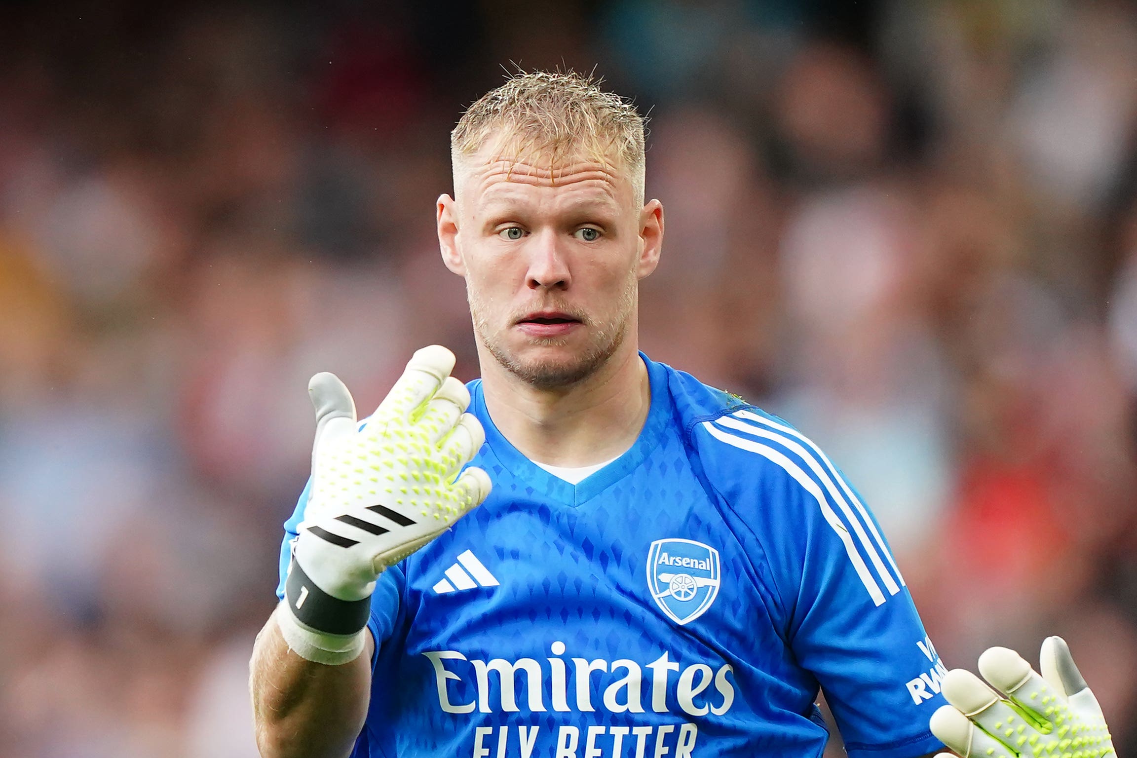 Goalkeeper Aaron Ramsdale has been dropped for Arsenal’s last two matches