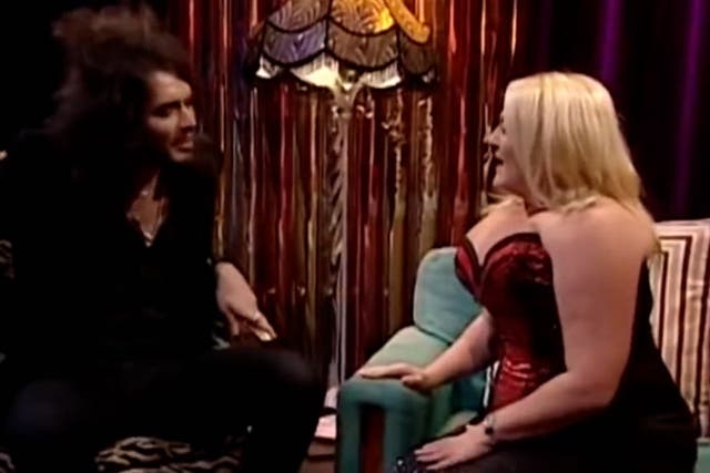 <p>Vanessa Feltz shares ‘deeply offensive’ clip of Russell Brand asking to sleep with her and her daughters.</p>