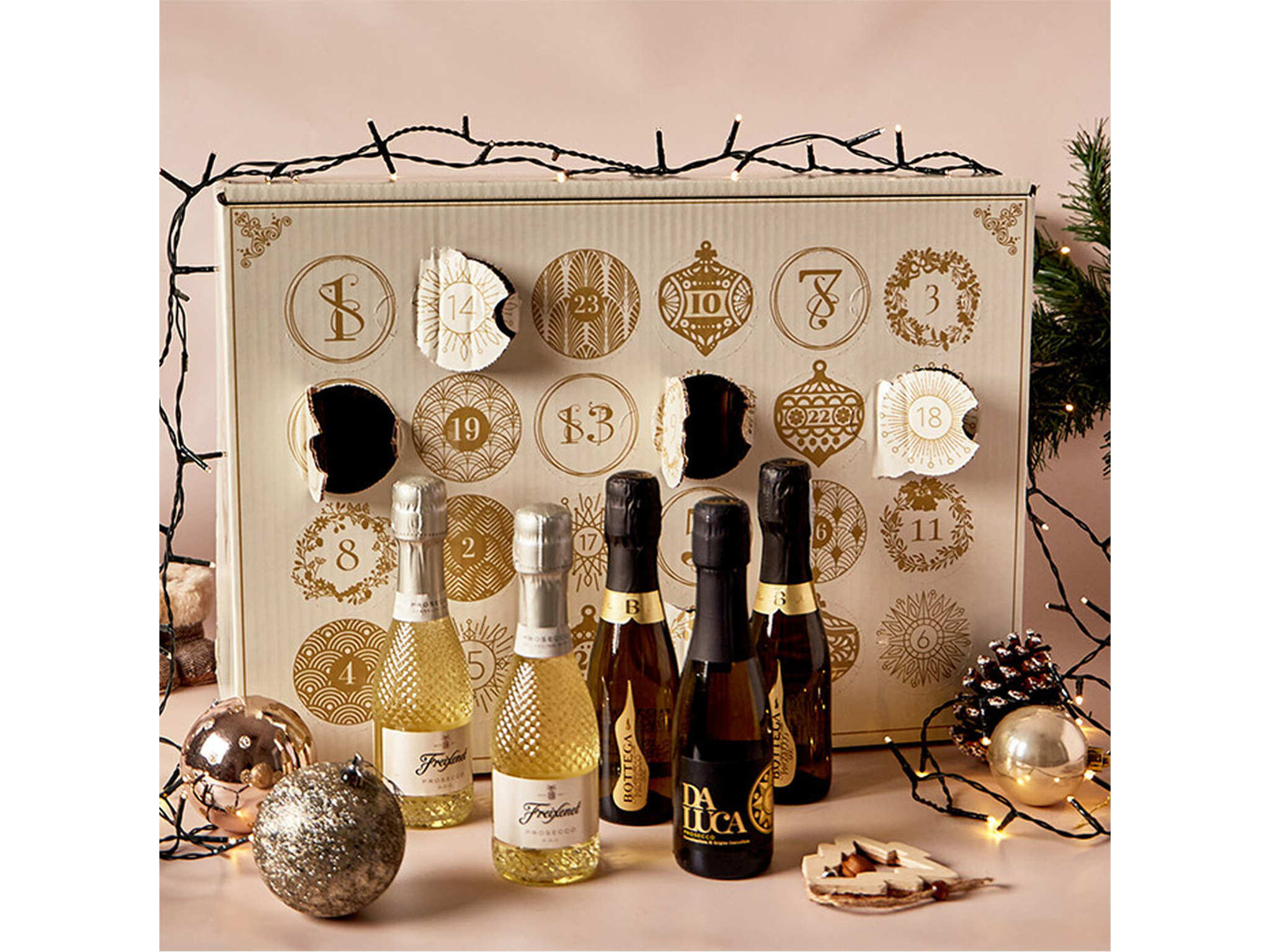 Getting Personal prosecco & champagne advent calendar, Christmas exclusive