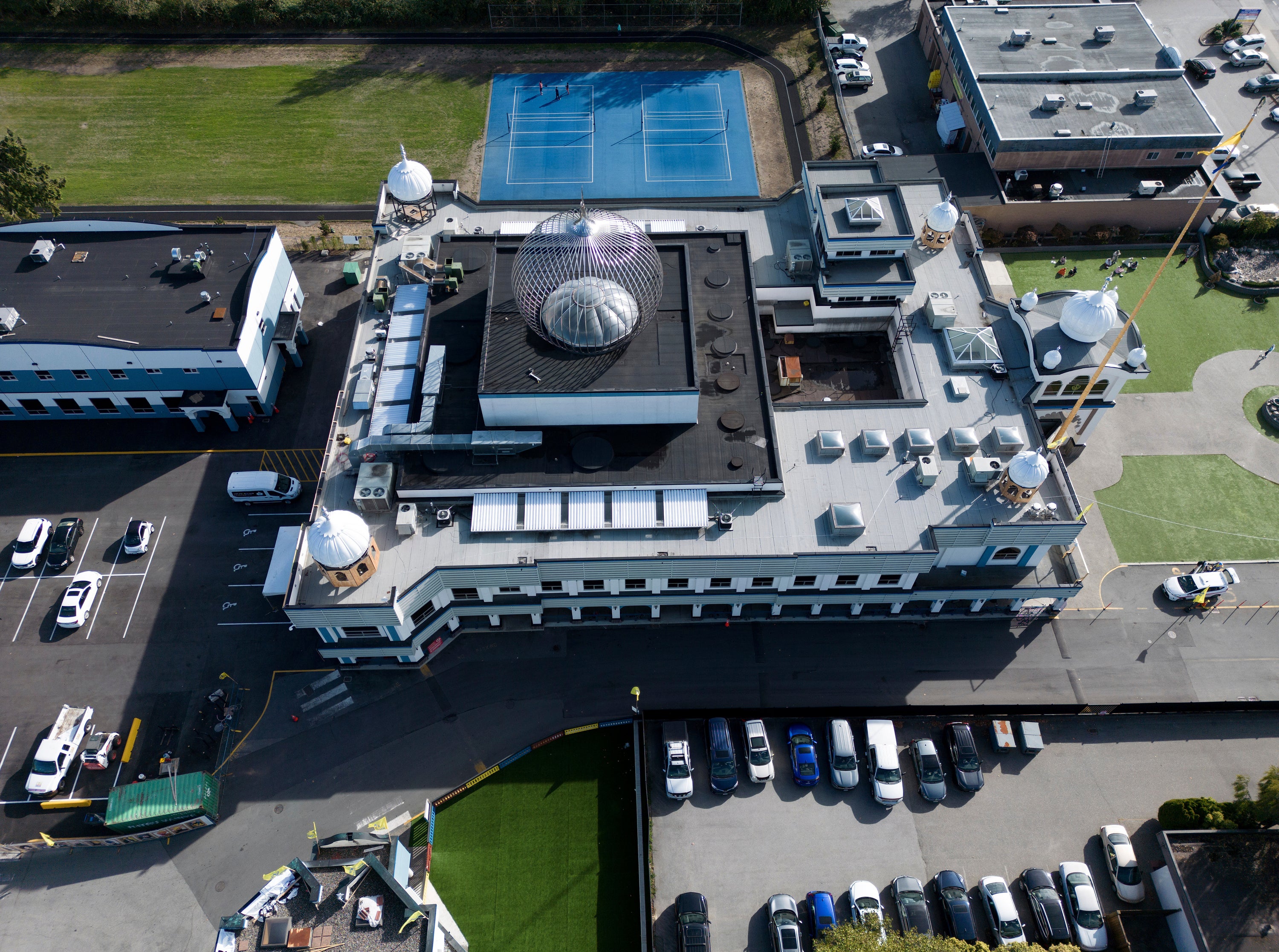 The Guru Nanak Sikh Gurdwara Sahib is seen in Surrey, British Columbia, on 18 September