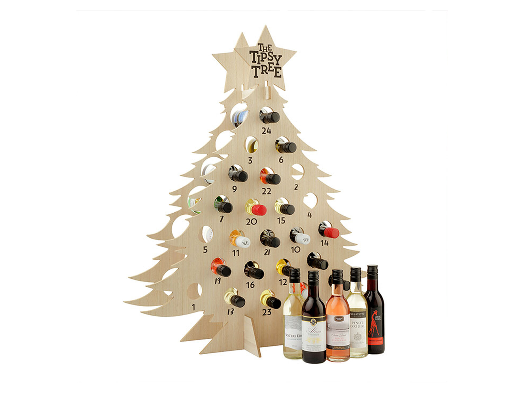 Tipsy tree alcohol advent calendar, wine