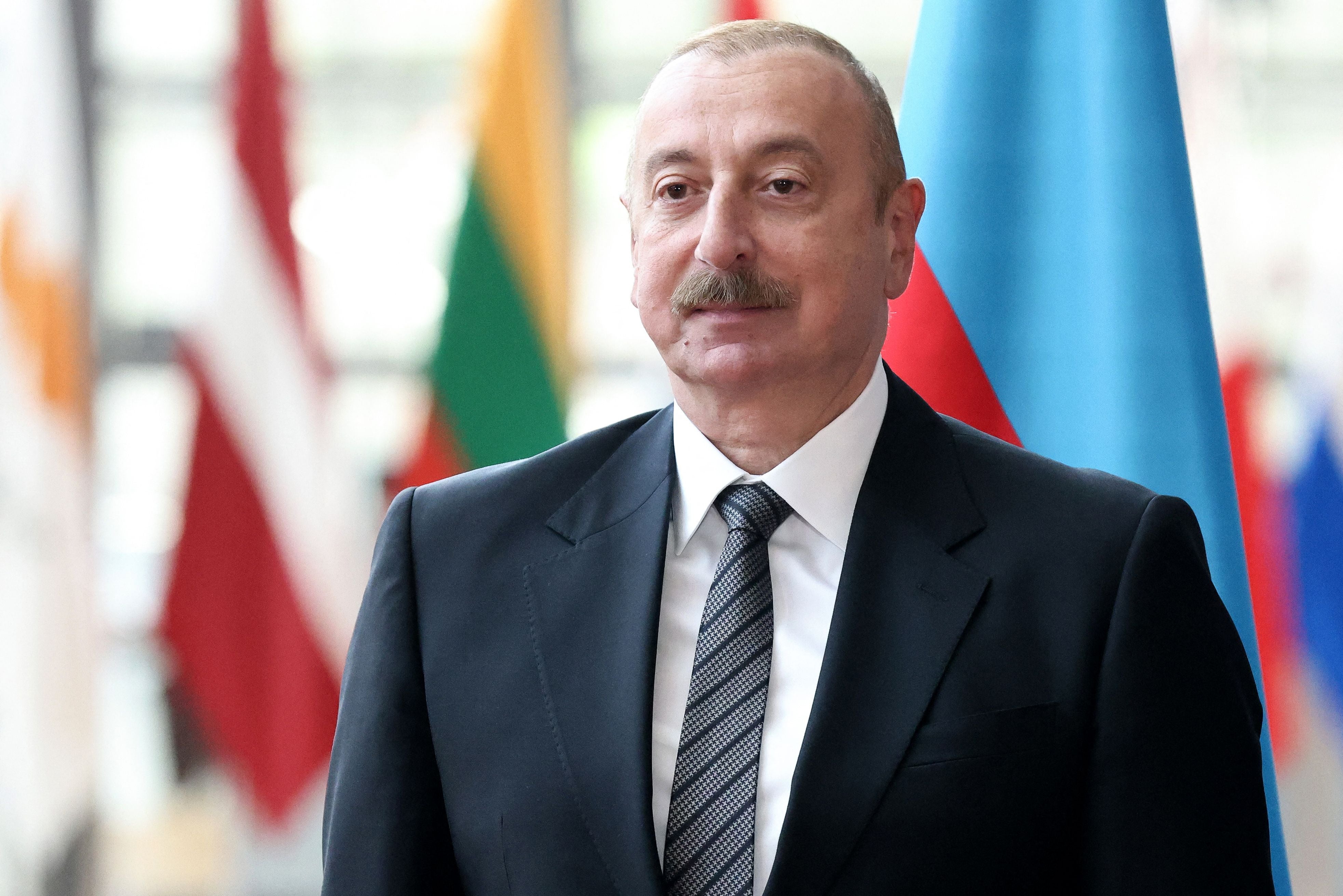 Azerbaijan's president Ilham Aliyev