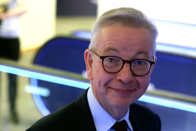 Minister for Levelling Up, Housing and Communities, Michael Gove plans to appoint commissioners to take over Birmingham City Council (Liam McBurney/PA)