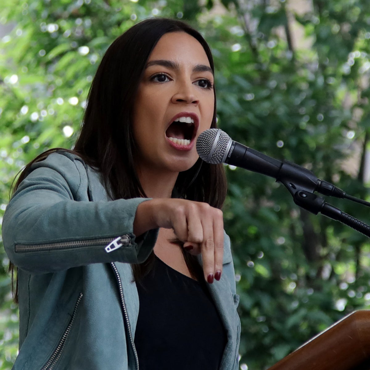 aoc green dress How AOC, master of the modern visual, turns a weekend hike into a powerful message San Diego Union-Tribune