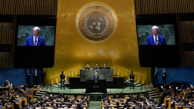 APTOPIX Biden UN General Assembly