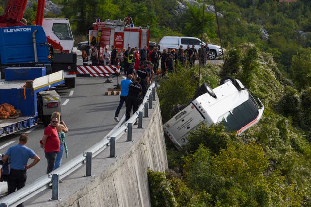 Montenegro Bus Crash