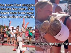 ‘Nothing could have prepared me for the moment’: Daughter joins marathon to help struggling mother