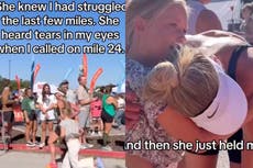‘Nothing could have prepared me for the moment’: Daughter joins marathon to help struggling mother