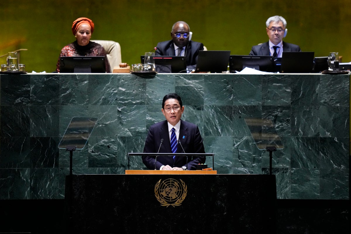 Japan’s Kishida, at UN, tries to get the global nuclear disarmament effort back on track