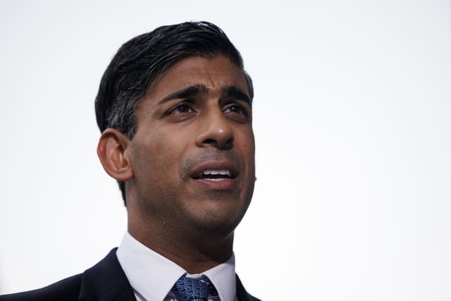 Prime Minister Rishi Sunak has been accused of abandoning the UK’s position as a climate leader for short-term political gain (Dan Kitwood/PA)