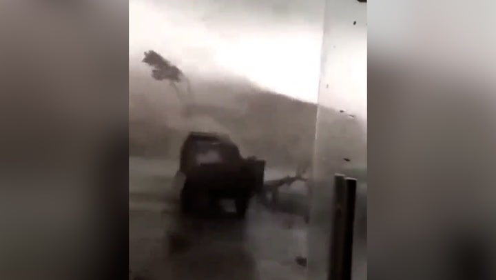<p>Footage captures deadly China tornado ripping through buildings</p>
