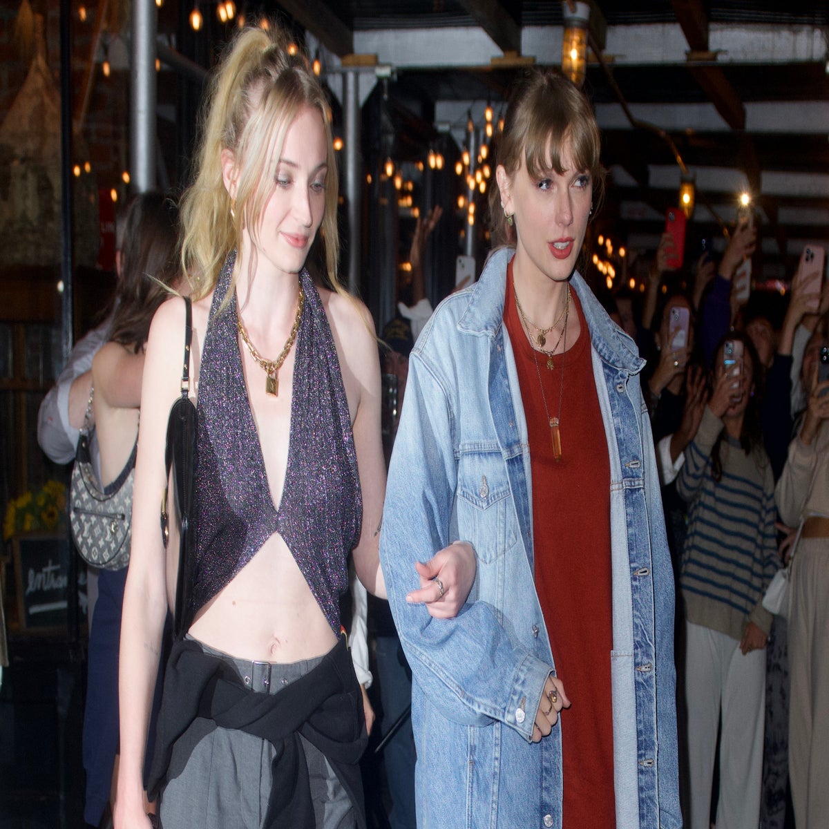 Sophie Turner Spending Time with Her Kids After Night Out with Taylor Swift