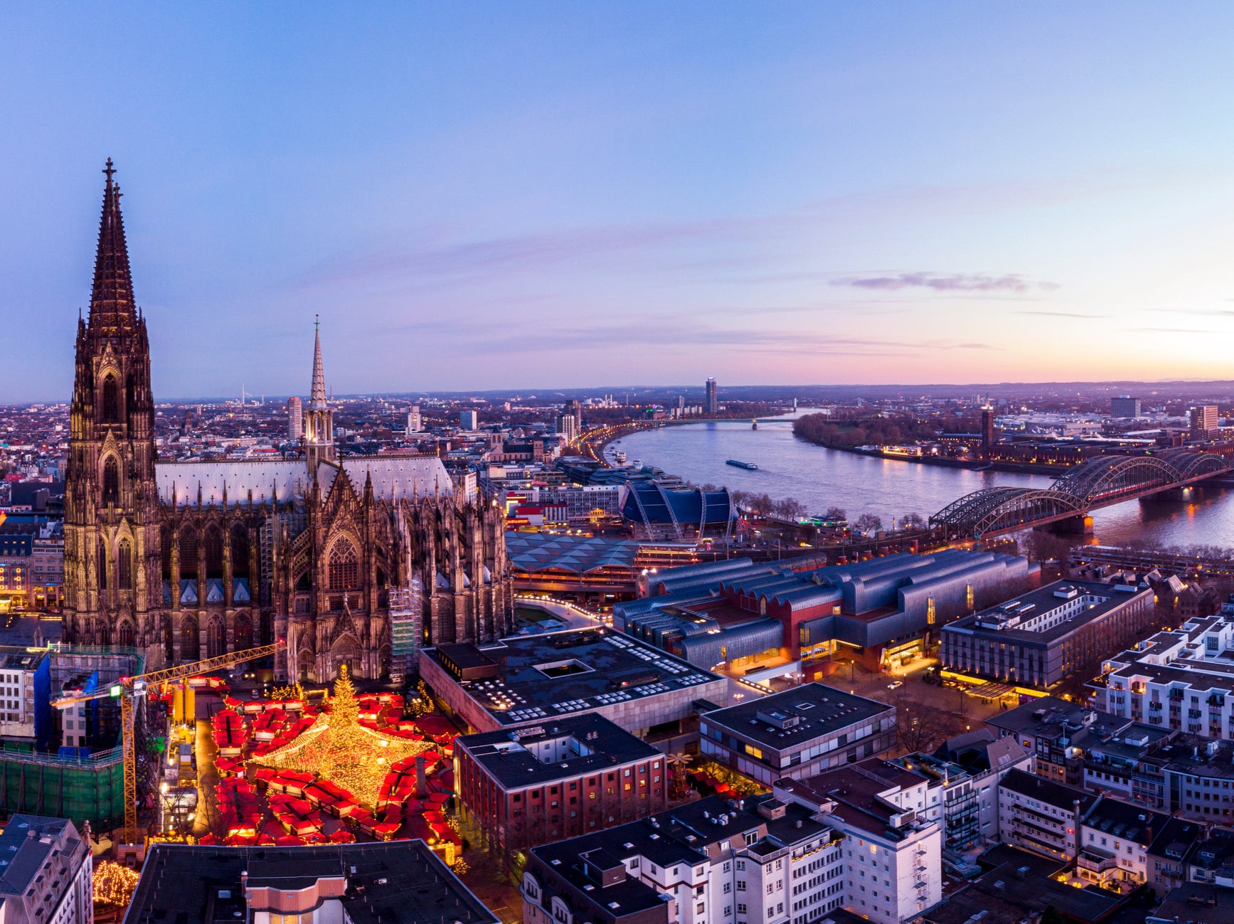 The timeless Christmas markets of Cologne, Strasbourg and Heidelberg along the Rhine