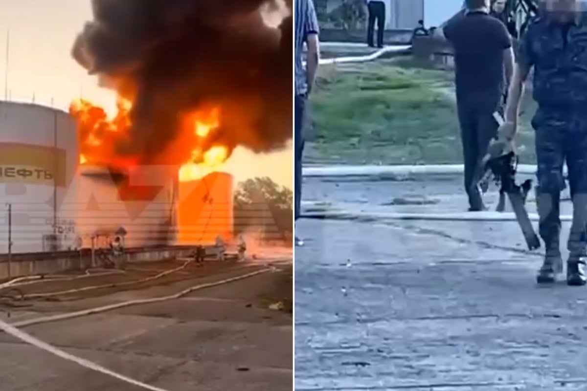 Sochi fuel depot goes up in flames in suspected first drone strike on ...
