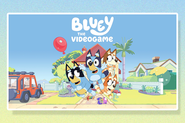 <p>The trailer features Bluey, her parents Bandit and Chilli, and younger sister Bingo</p>