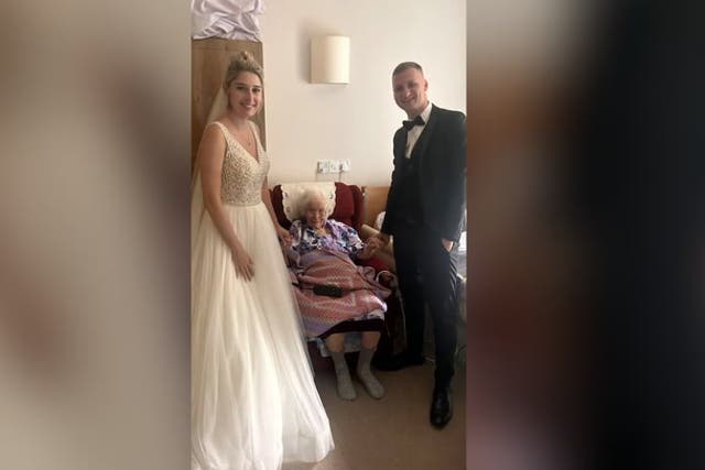 <p>Groom’s sweet surprise for grandmother after she was too ill to go to his wedding.</p>