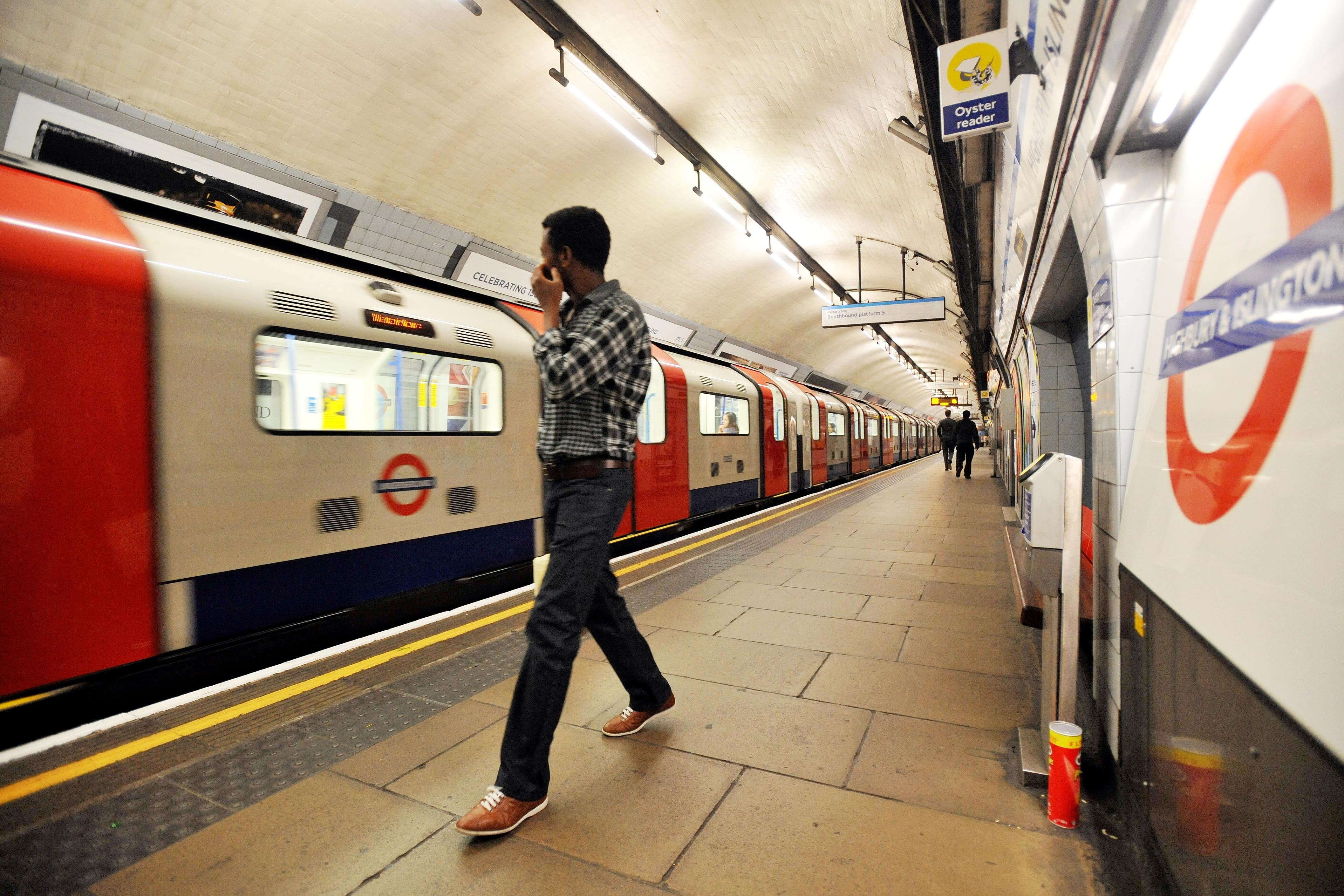 CCTV does not currently operate on the Central, Piccadilly, Bakerloo or Waterloo line trains (Nick Ansell/PA)