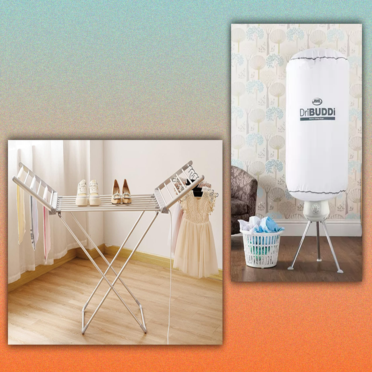 Homefront Electric Heated Clothes Horse Airer Dryer Rack with FREE