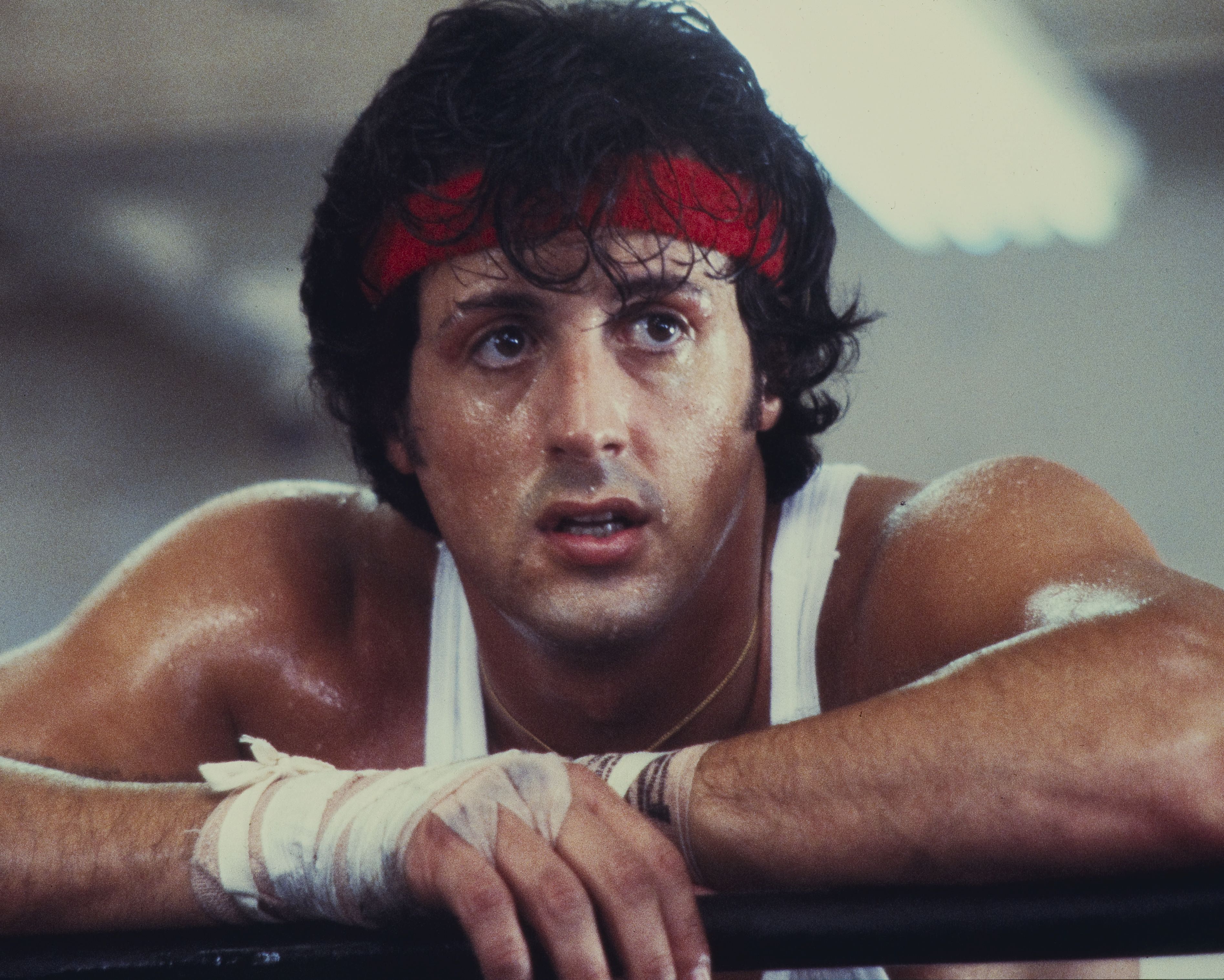 Stallone in ‘Rocky II’, 1979