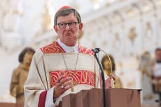 Catholic priests have held a ceremony blessing same-sex couples in defiance of a German archbishop