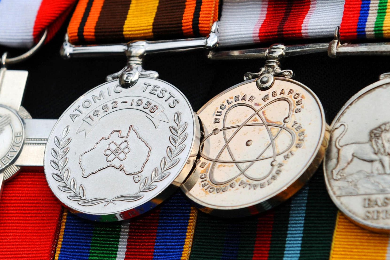 Campaign medals of a veteran of British nuclear bomb tests (PA)