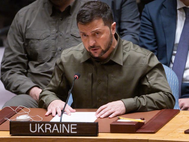 <p>Ukraine’s leader addresses Security Council at the 78th session of the UN General Assembly  </p>